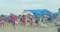 Casal de idosos e duas crianças são atropelados na praia do Araçagi, em São José de Ribamar