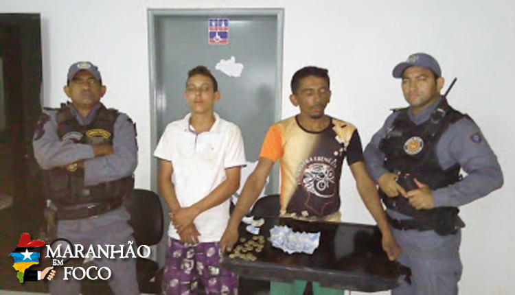 Polícia Militar prende dupla acusada de invadir um bar no setor rodoviário de Açailândia