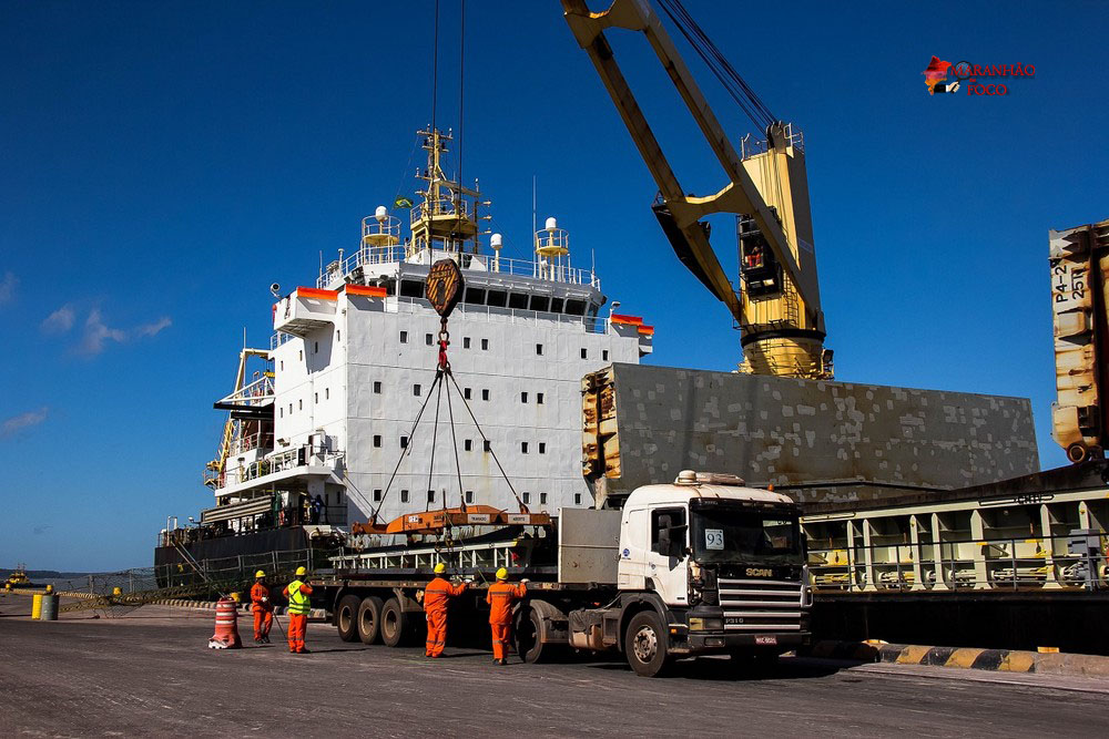 Porto do Itaqui exporta primeira carga de aço maranhense
